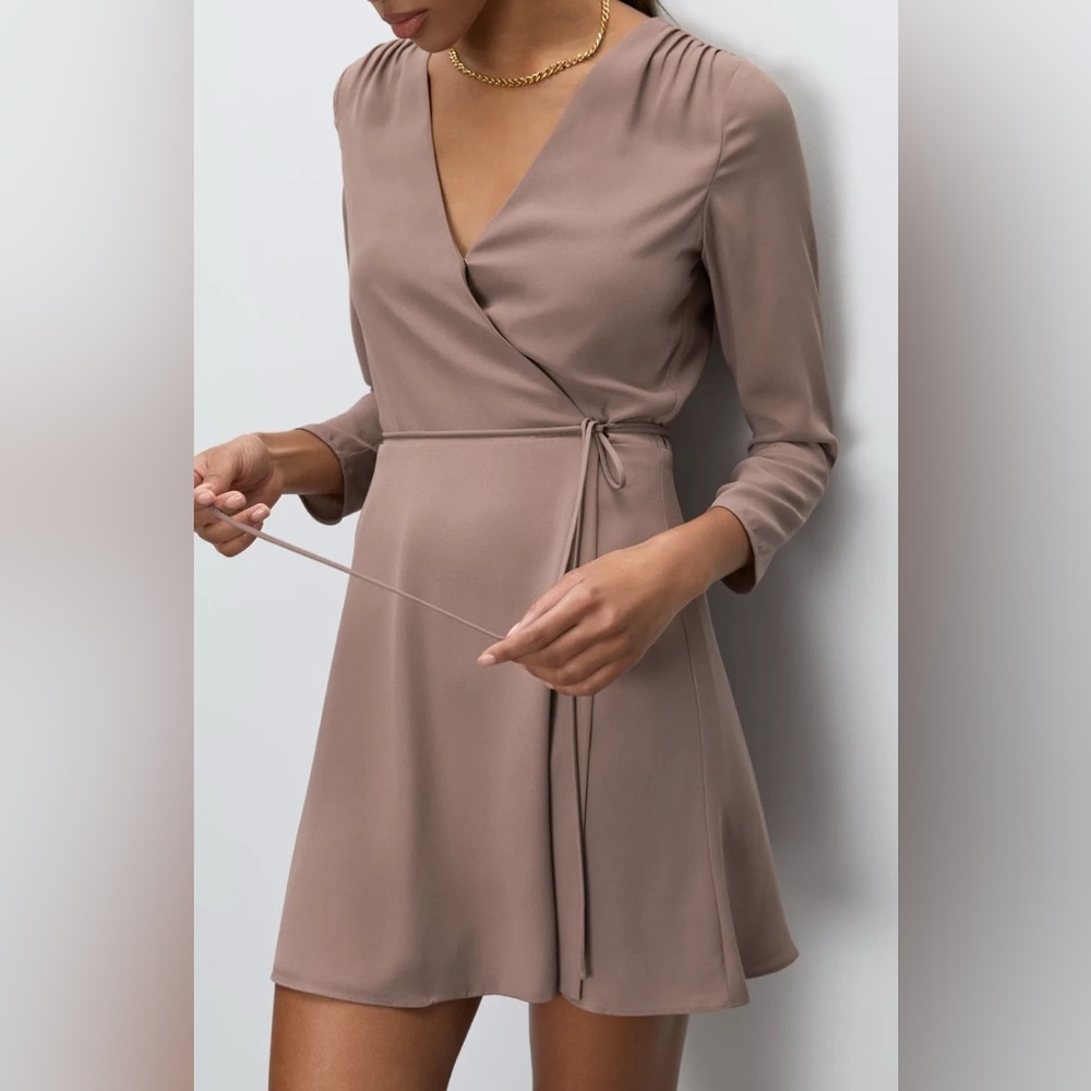 Babaton Optima mauve dress
